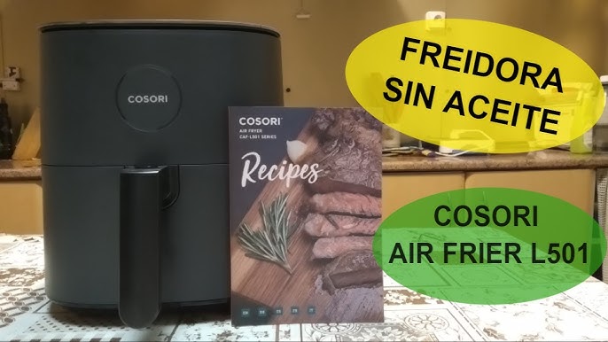 COSORI Freidora de aire de 4 cuartos de galón, 7 funciones de cocción  Airfryer, más de 150 recetas en la aplicación gratuita, 97% menos de grasa