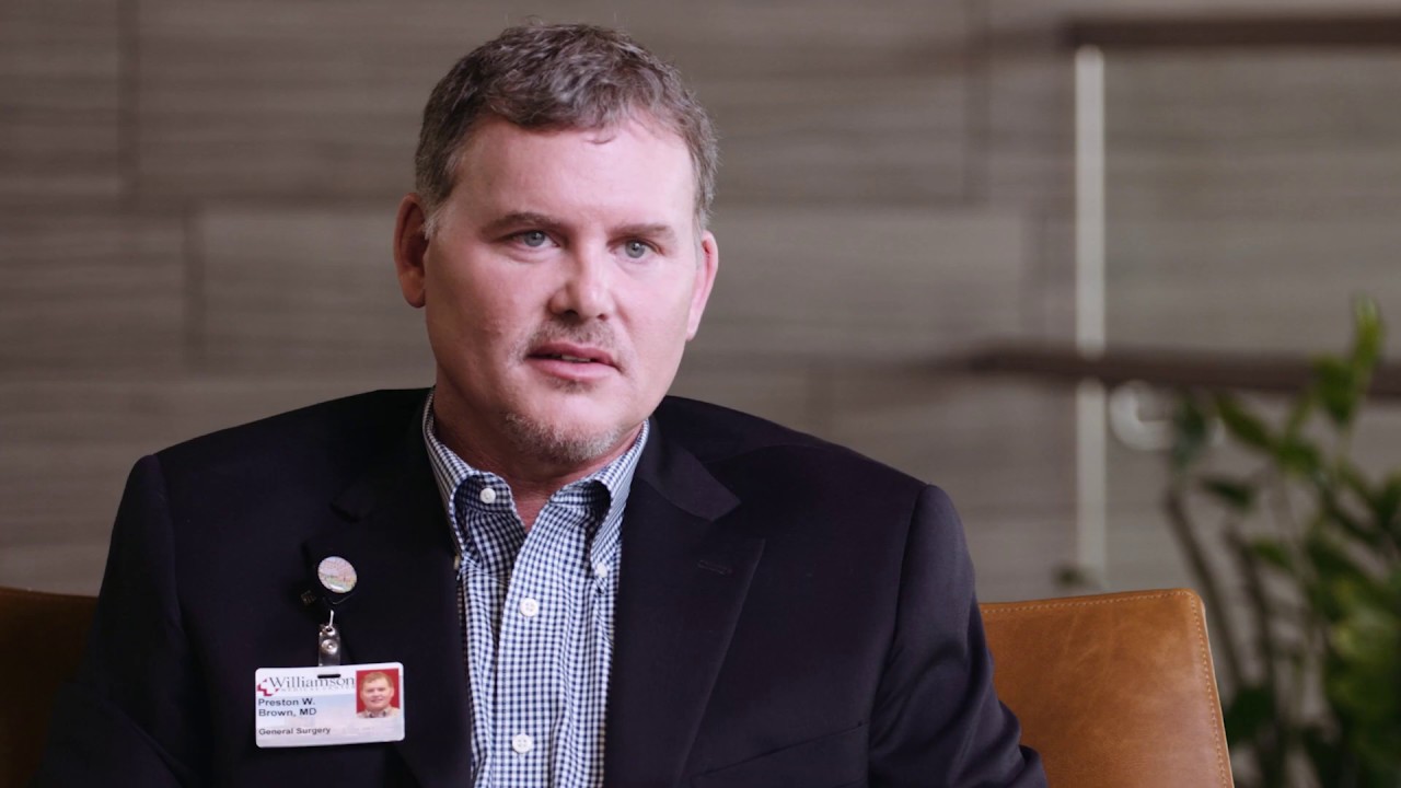 Preston Brown, M.D., F.A.C.S. Provider Spotlight YouTube