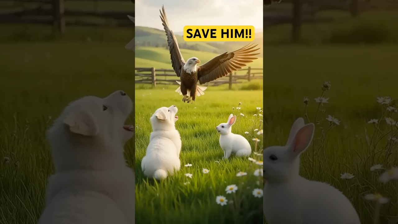 He Saved the Rabbit Just in Time… What Happened Next Was Beautiful 🐰🌅🐾