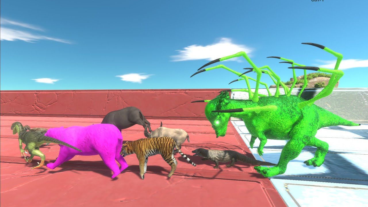Escape from ALIEN PACHYCEPHALOSAURUS - Animal Revolt Battle Simulator