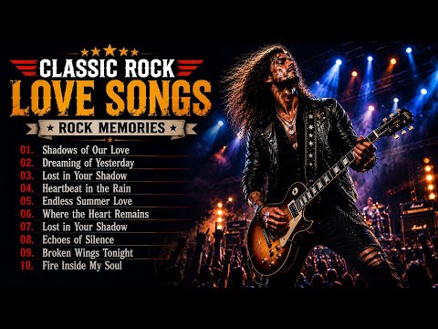 Shadows of Our Love ❤️ Best Classic Rock Love Songs | Midnight Rock Playlist