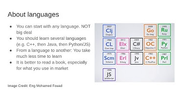 لغات البرمجة وأهمية التنوع و فهم اختلاف الفلسفات