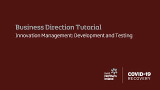 Chapter 4 – Developing your innovation