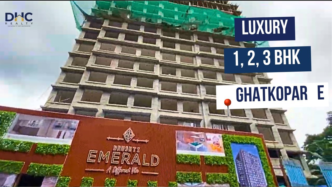 Drushti Emerald Pant Nagar Ghatkopar East| Luxury 1, 2 & 3 BHK HighRise Homes with Modern Amenities