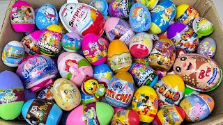 Unpacking A Lot Of Mini and Jumbo Cute Character Surprise Egg | ASMR