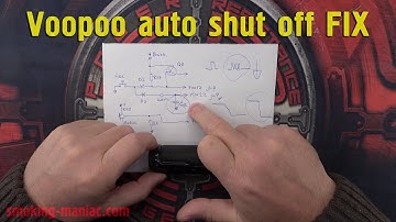 Voopoo auto shut off problem