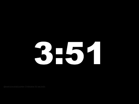 3 minutes 51 seconds [231 secs] clock timer countdown || Alarm Focus