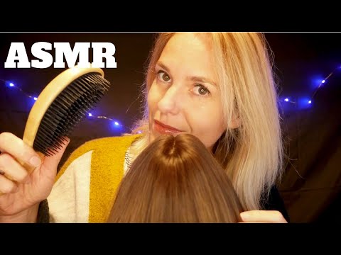 ASMR FR 👩‍🦰 Une amie prend soin de tes cheveux (brossage, soin et massage de crâne)
