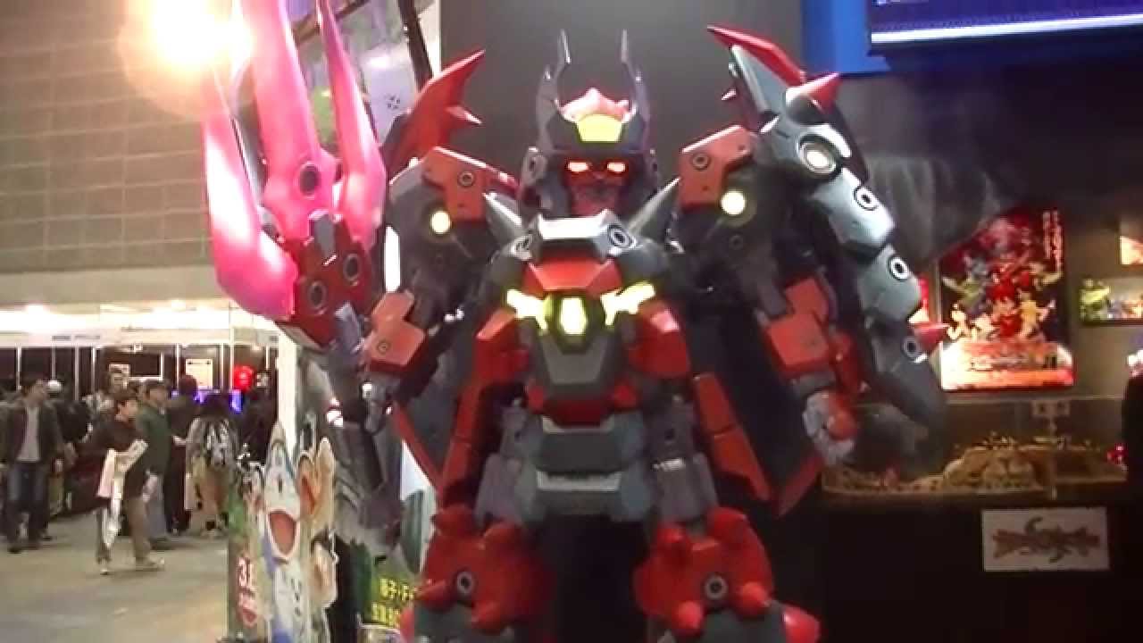 テンカイナイト』ヴィリウスX 巨大オブジェ：AnimeJapan2014 - YouTube