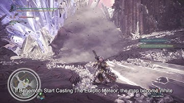 Monster Hunter World Behemoth Ecliptic Meteor Jump Timing