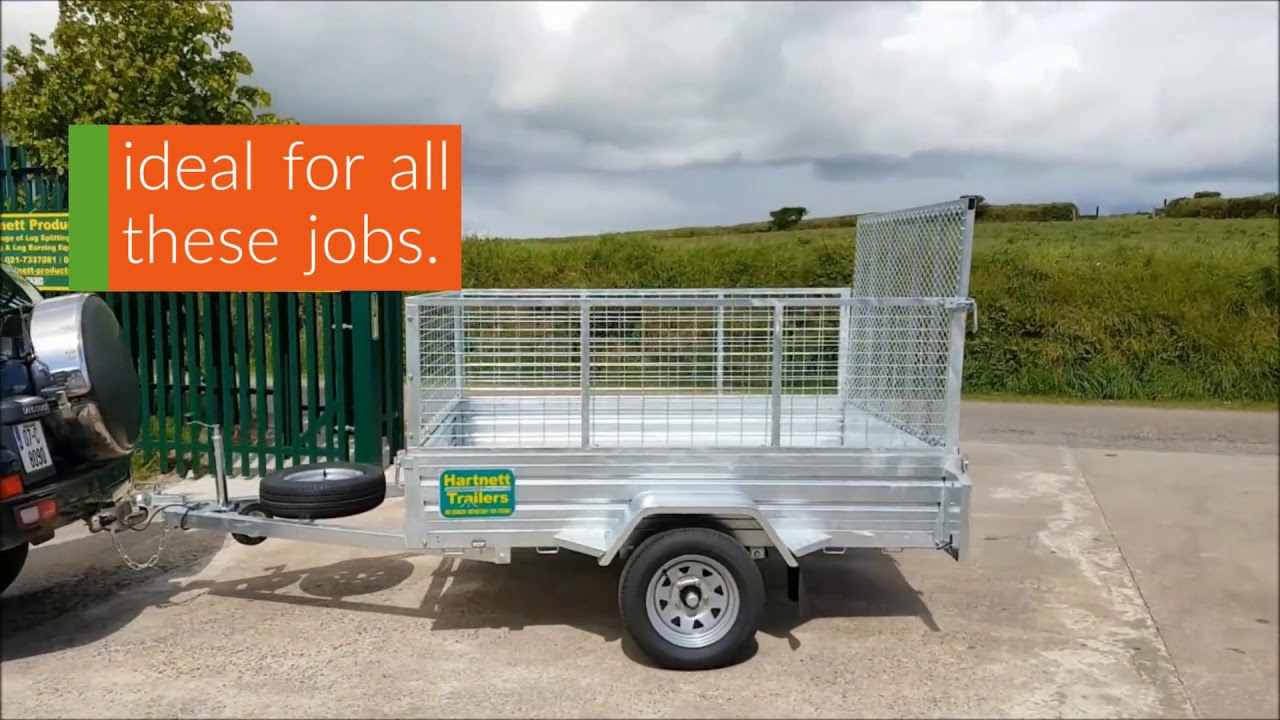 The Single Axle Trailer can turn its hand to anything... 