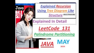 Palindrome Partitioning| LeetCode  131 | Java Solution | Substrings | Backtracking | Developer Coder