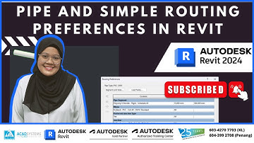 Pipe and Simple Routing Preferences in Autodesk Revit