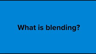 Phonics Jargon | What is blending?