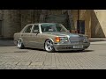 Jamie S Slammed Mercedes W126 300SE