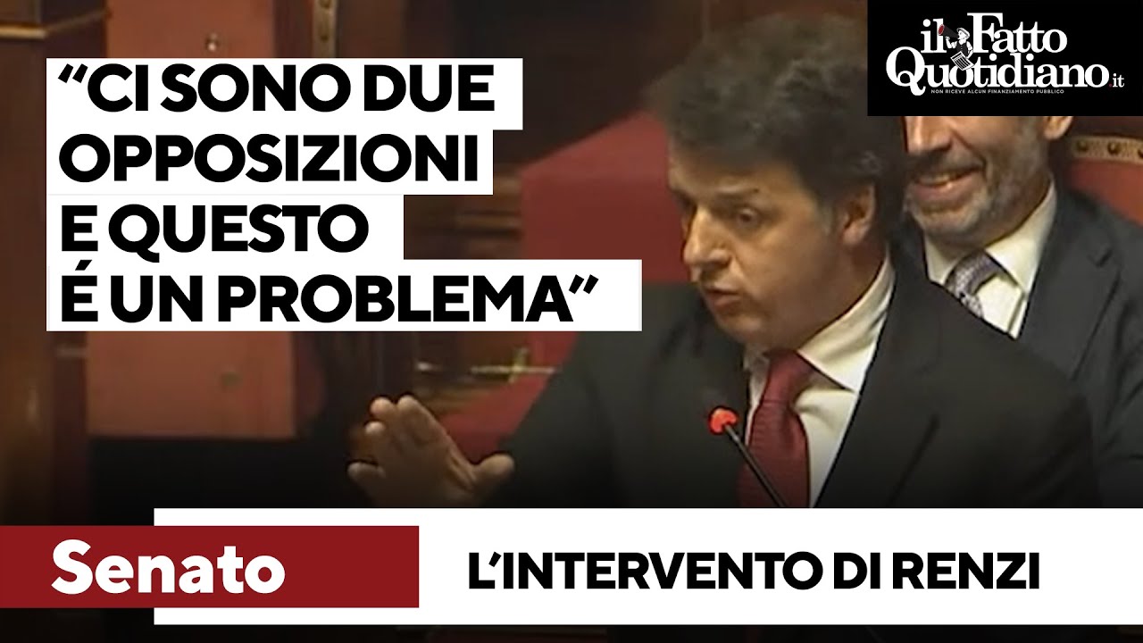 Senato, Renzi: 