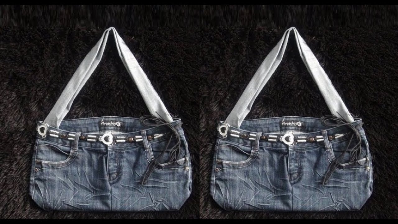 DIY Recycle Old Jeans Into a Purse or Handbag No Sew by {MadeByFate