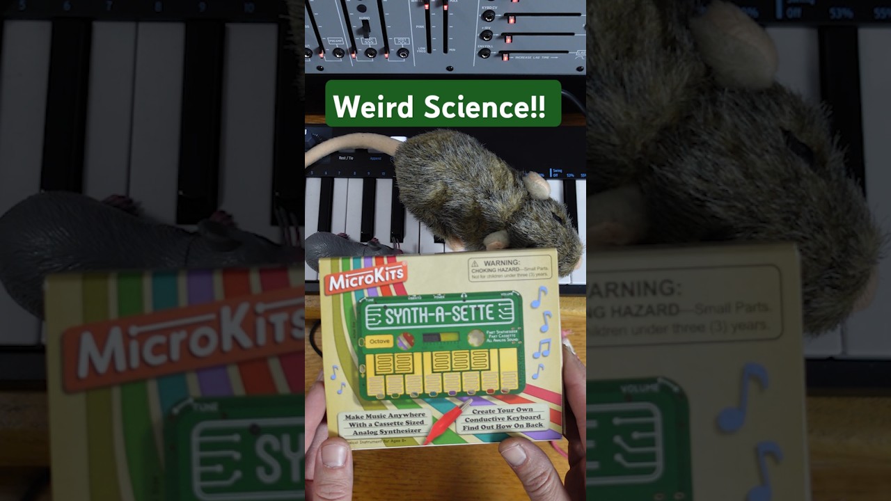 A cassette synthesizer? MicroKits SYNTH-A-SETTE unboxing 