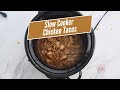 Slow cooker chicken tacos  easy busyweek dinner