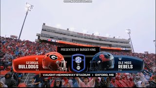 SEC on ABC intro | 3 Georgia @ 16 Ole Miss | 11/9/2024