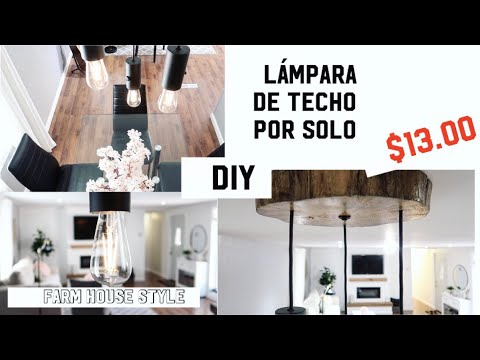 DIY Como hacer un candelabro para el comedor estilo Farm House - YouTube