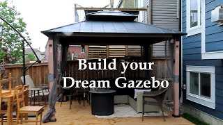 From Start to Finish: Building the Hampton Bay Winfield Hardtop Gazebo  new