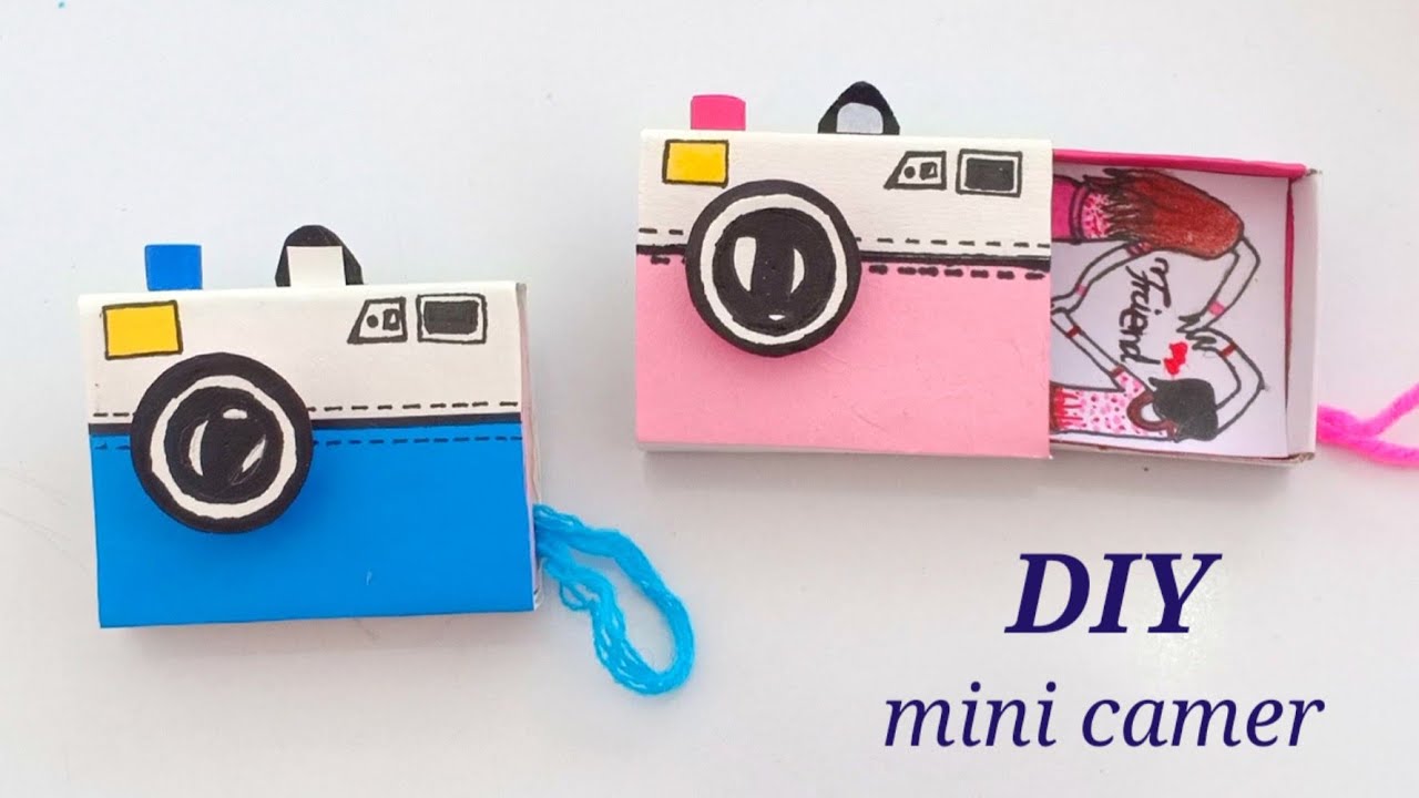 How to make a paper camera /DIY paper camera Easy mini paper camera