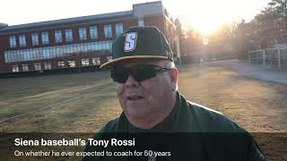 Siena baseball coach makes his 50th home opener