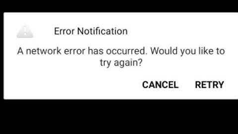A network error has occurred. Would you like totry again? in Gangstar New Orleans