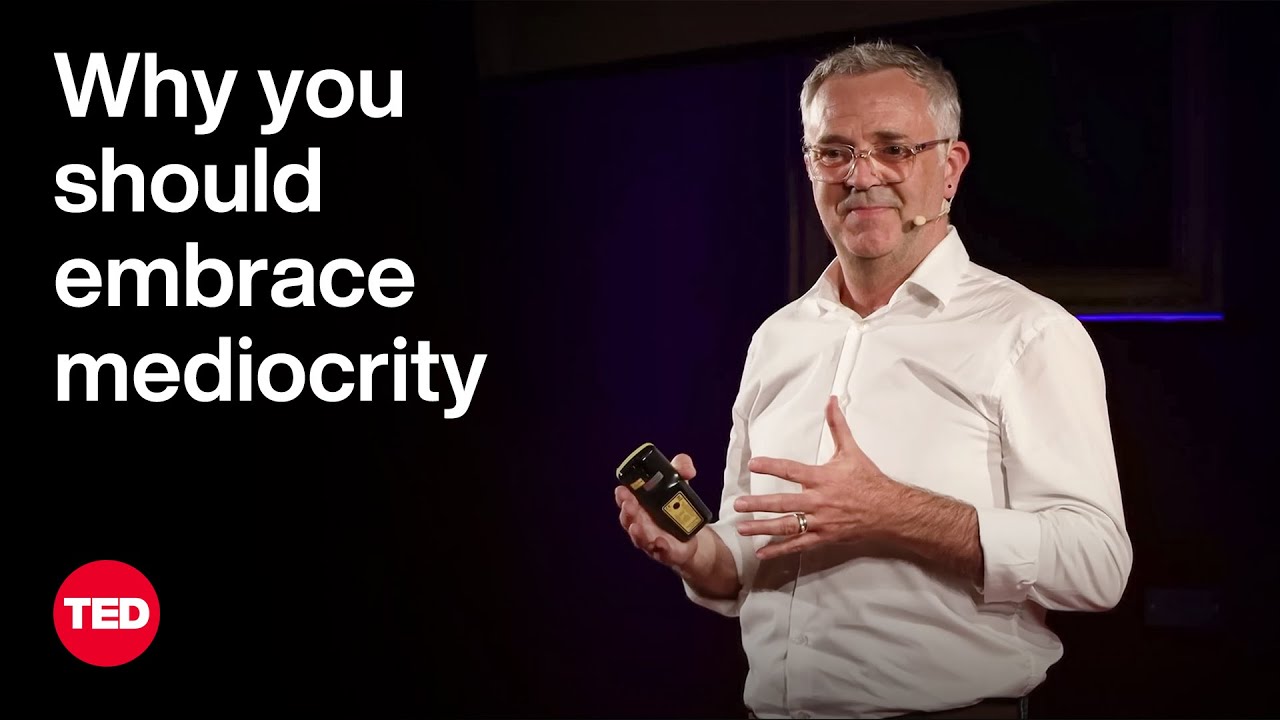 “The Benefits of Embracing Mediocrity: A TED Talk by Crispin Thurlow” – Video