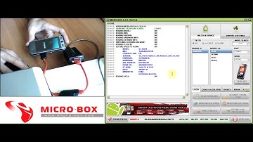 ‪Samsung S5230 Read codes with Micro-Box‏ - www.micro-box.com