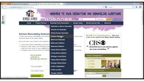 Kitchen Remodel Cost Estimate