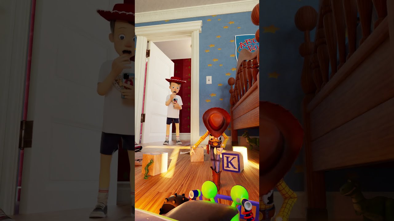Toy Story Andy Catches Woody