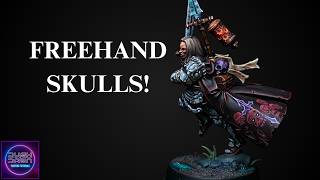 How to Paint Freehand Skulls for Miniatures