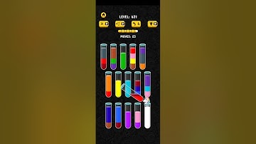 Map 631 Solution||Color Water Sort 3D!