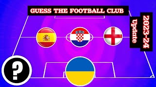 Guess Football Club by Players' Nationality Part 1 #Ufootball #SukanDi, Football