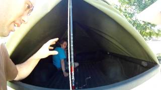Army PUP Tent in Truck Setup.MP4