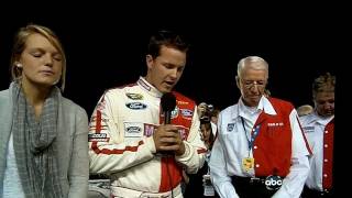 NASCAR Driver Trevor Bayne Gives Opening Prayer at Race