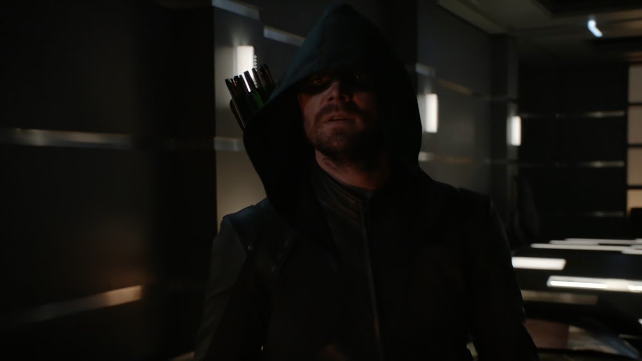Oliver Vs Dark Archer/Oliver Finds Out Tommy Is The Dark Archer || Arrow 8x01 1080p