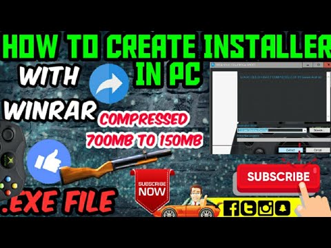 How to Create Installer or SFX Archive in PC with (WinRar)