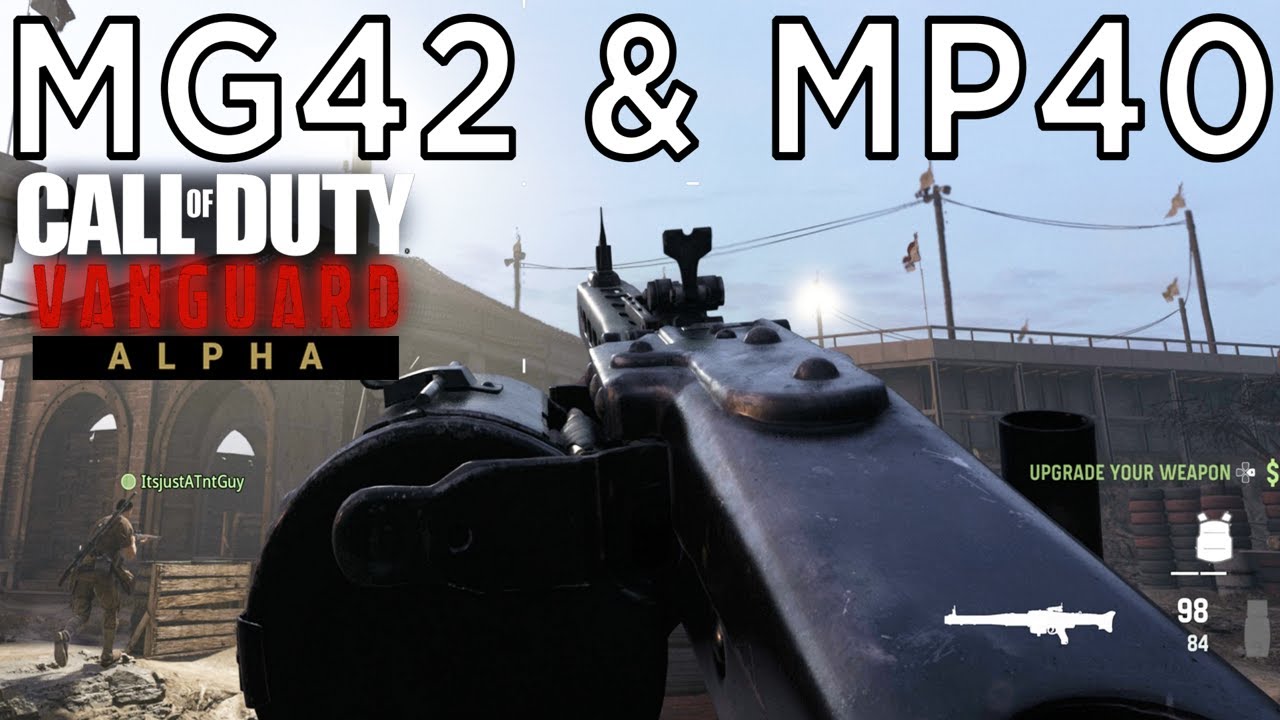 MP40 & MG42 Gameplay | Call of Duty Vanguard Alpha (PS5)