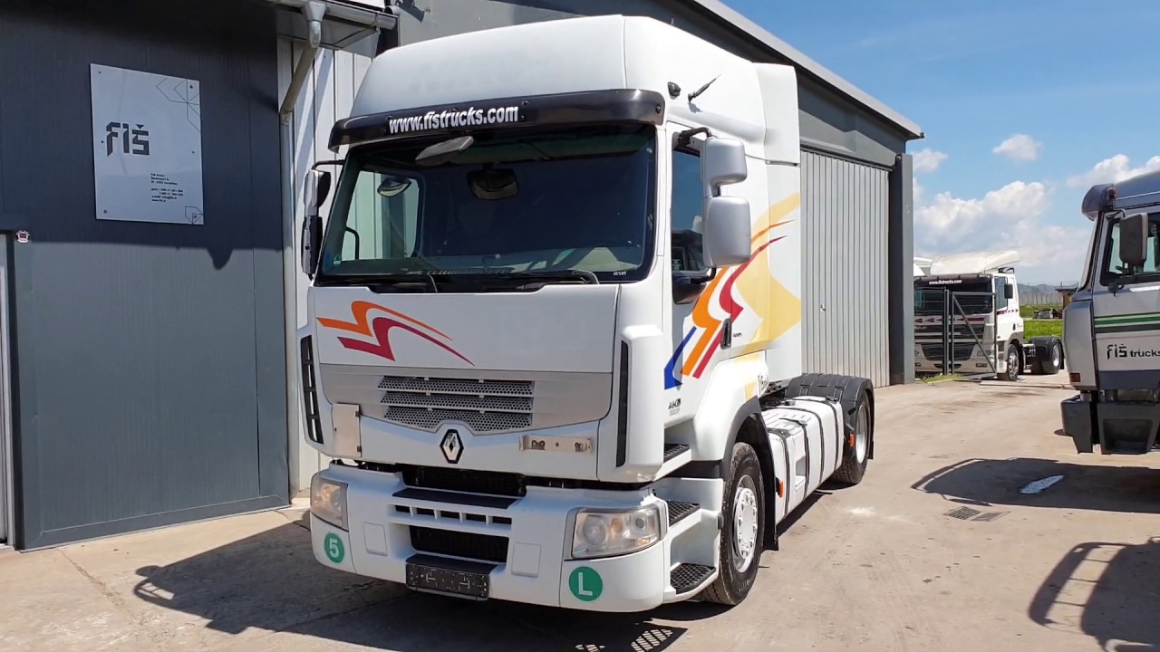 TRUCK RENAULT PREMIUM 460 DXI 4X2 TRACTOR UNIT FIŠ TRUCKS & MACHINERY SLOVENIA
