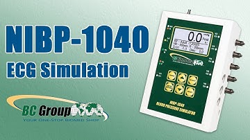 NIBP-1040 (Non-Invasive Blood Pressure Monitor): ECG Simulation