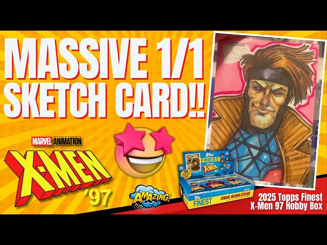 MASSIVE 1/1 PULL! 2025 Topps Finest X-Men '97 is LOADED with Short
