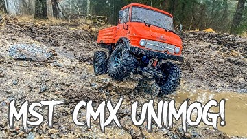 MST CMX UNIMOG 406 Hitting some trails! (and some mudding)