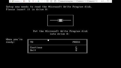 how to run windows 1.01 on MS-DOS 6.22 in VM