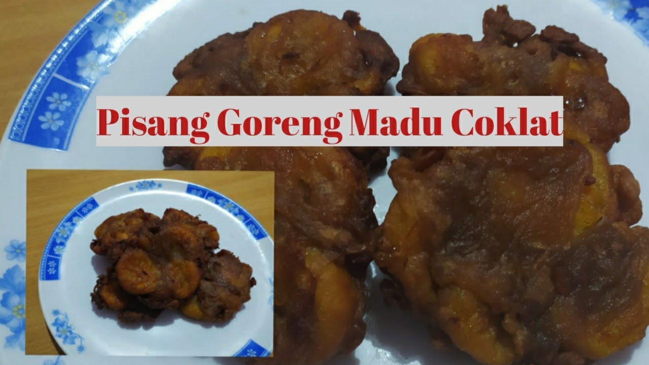  Pisang Goreng Madu Coklat Jajanan kekinian yang simple 