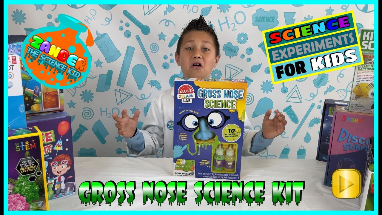 Klutz Steam Lab - Gross Nose Science Kit - DIY - Science For Kids - Educational