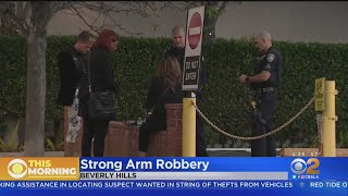 Three arrested for strong-arm robbery on Beverly Hills street
