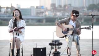 어쿠스틱 콜라보 -  바람이 부네요  20150531 또르르 버스킹